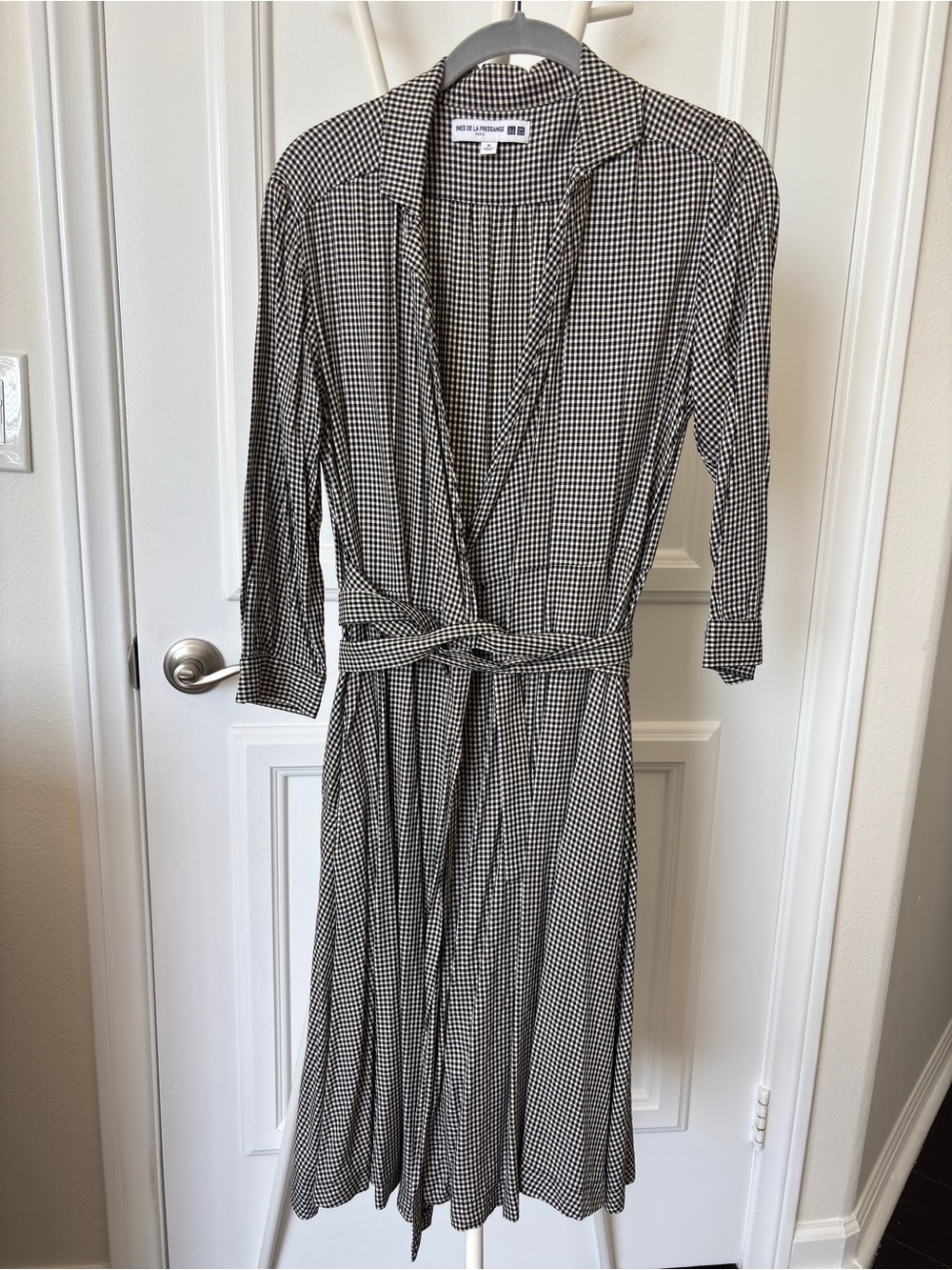 Uniqlo/Ines De La Fressange Wrap Shirt Dress Small